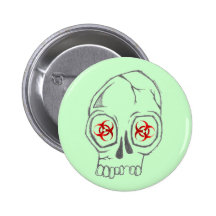 SkullSick Pinback Button