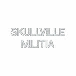 SKULLVILLE MILITIA dress shirt embroidered shirts