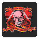 Skully Valentine Tattoo stickers