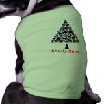 Skully Xmas Tree pet clothing