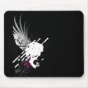 skullz. down winged. mousepads
