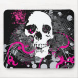 skullz. straight twisted arrows. mousepads