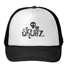 skullz trucker hat