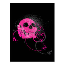 skullz. up twisted arrows. post cards