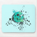 skullz. up with bubbles. mousepads