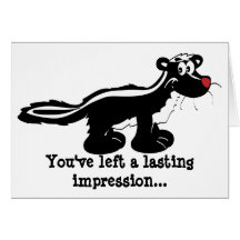 Skunk Greeting Cards