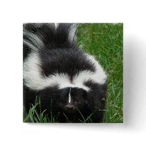 Skunk Square Pin