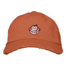Skweet Distressed Hat Embroidered Baseball Cap