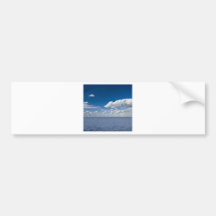 sky and waves bumper stickers