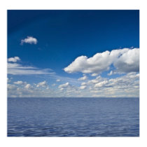 sky and waves posters