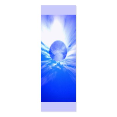 Sky Blue Angel, Mini Bookmarks Business Cards by SeaAngel