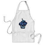 sky blue camouflage cupcake apron