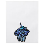 sky blue camouflage cupcake flyer