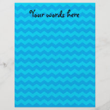 sky blue chevrons custom flyer