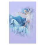 Sky Faerie Asparas and Unicorn Vignette Stationery