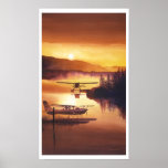 "Sky Harbor" Float Plane Watercolor Print