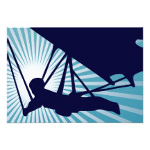 sky high hang gliding personalized invitation