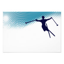 sky high ski invitation