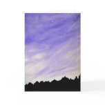 Sky Mountain Night Background cards