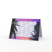 Sky Palms Greeting Card