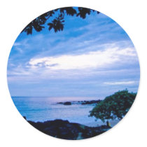 Sky Round Sticker