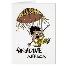 Skydive Africa Happy Birthday Card