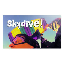 skydive! (photo perfect) business card