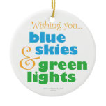 Skydiver Christmas Wish Ornament