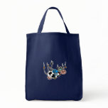 skydiving cow tote bags