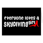 Skydiving Greeting Card