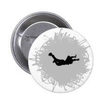 Skydiving Scribble Style Pins