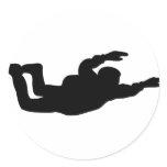 skydiving skydiver icon sticker