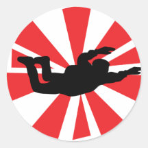 skydiving skydiver icon stickers