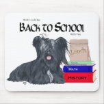 Skye Terrier Back to School Mouse Pad