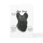Skye Terrier History Design cards