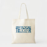 Skye Terrier Silhouette Canvas Bag