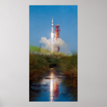 Skylab 4 Launch Print
