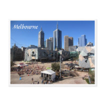 skyline fed square postcard