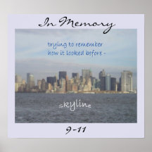 Skyline Memoriam Art Print