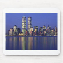 Skyline New York with World Trade Centre Mouse Mats