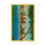 Skyline of Oakland across Lake Merritt Post Cards