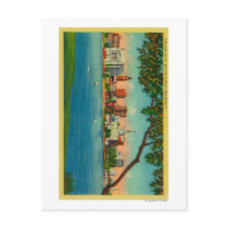 Skyline of Oakland across Lake Merritt Post Cards