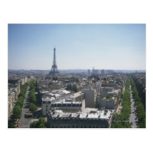 Skyline of Paris, France Postcards