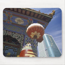 Skyscraper and Pagoda, Kunming, Yunnan, China Mouse Pad