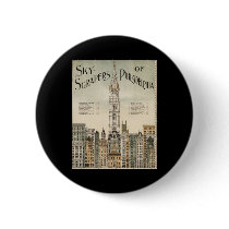 Skyscrapers of Philadelphia Pinback Buttons