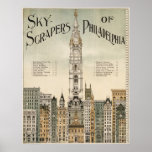 Skyscrapers of Philadelphia Poster