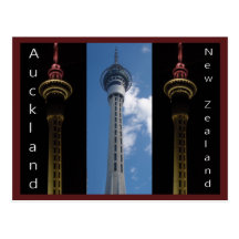Skytower Auckland, New Zealand postcard