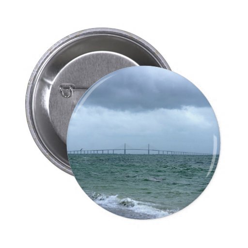 Skyway on a stormy day pin