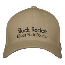 Slack Racket, Blues Rock Boogie Hat Embroidered Hat