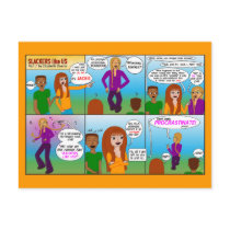 "Slackers Like Us" Postcard